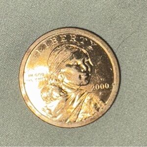 Rare 2000 Mint Mark P Sacagawea Dollar Error